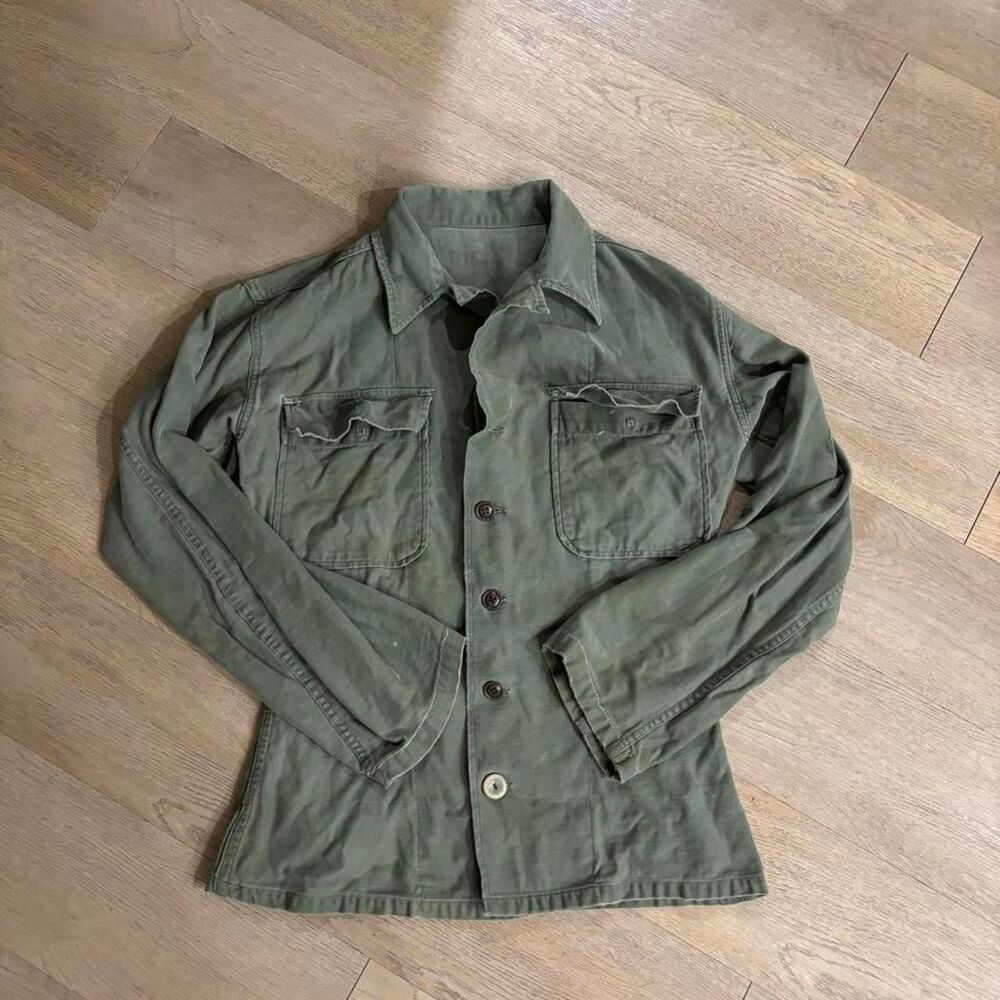 American-vintage Women's Green and Khaki Jacket